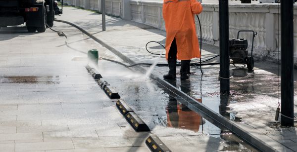 Parking Lot Pressure Washing in West Lafayette